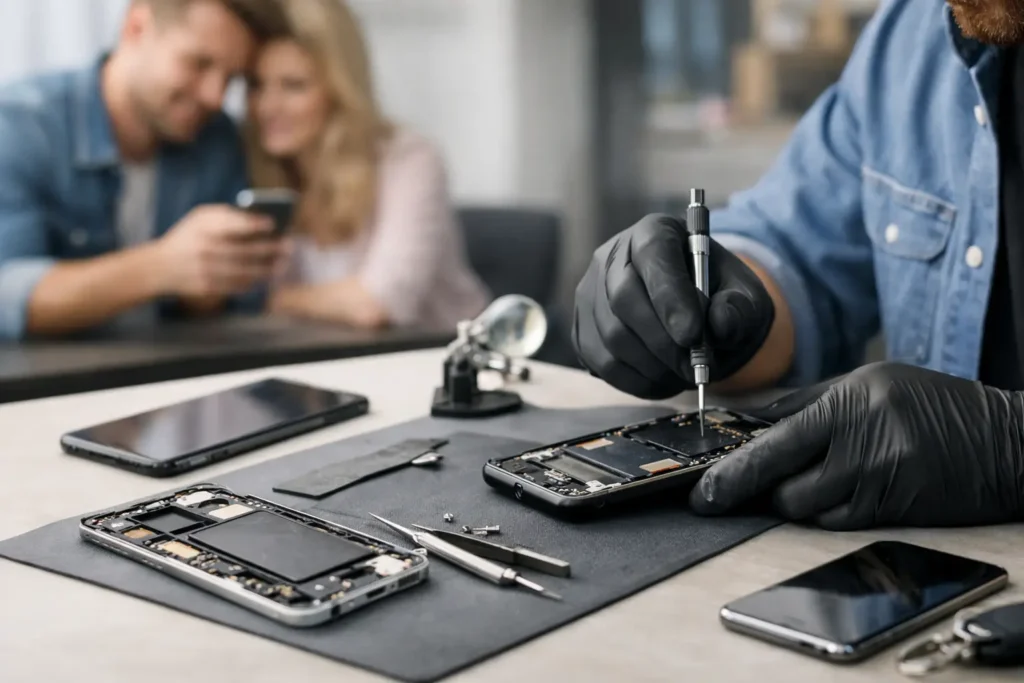 7 fordele ved mobilreparation fremfor køb