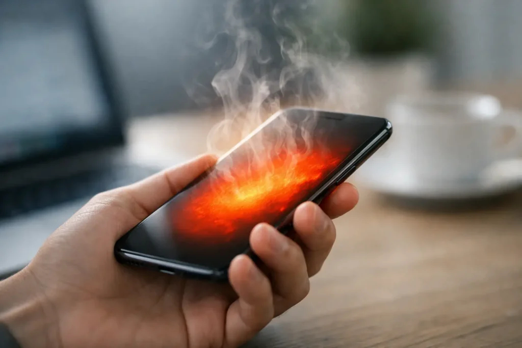 Hvorfor bliver telefonen meget varm i brug?